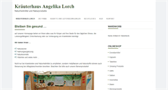 Desktop Screenshot of naturheilmittel-angelika-lorch.de