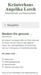 Mobile Screenshot of naturheilmittel-angelika-lorch.de
