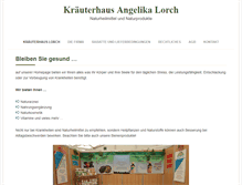 Tablet Screenshot of naturheilmittel-angelika-lorch.de